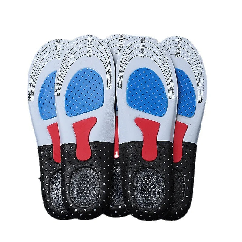 Combined sports eva insoles high elasticity breathable sweat anti-odor shock absorption basketball men boots sports insoles