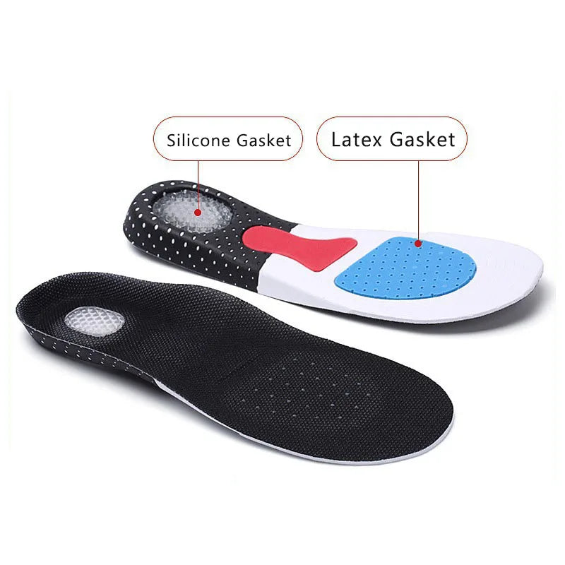 Combined sports eva insoles high elasticity breathable sweat anti-odor shock absorption basketball men boots sports insoles