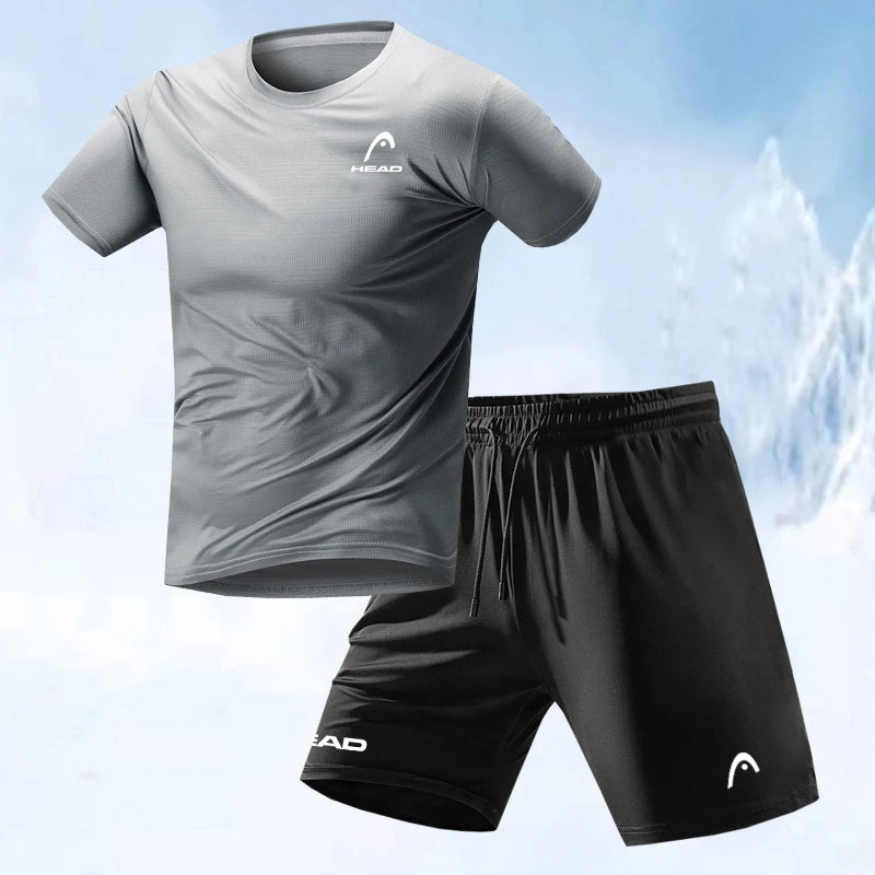 New Men's And Women's Tennis Clothing Sports Suit Quick-drying Shorts Short-sleeved Shirt Table Tennis Badminton Clothing 2024