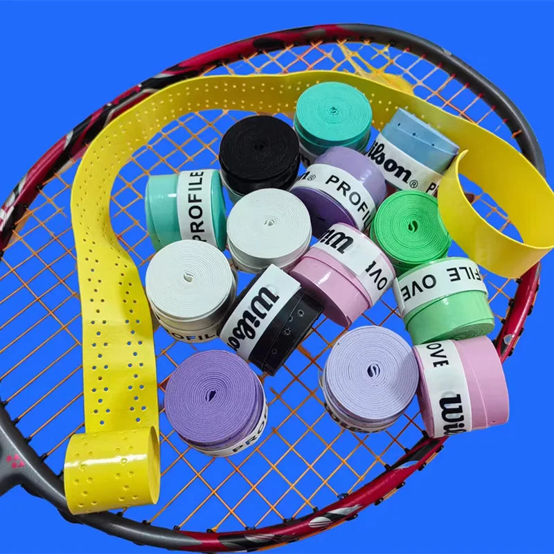 15Pieces Original Wilson Overgrip Tennis Racket Anti Slip Grips Padel Accessory Shock Tennis Badminton Squash Training Sweatband