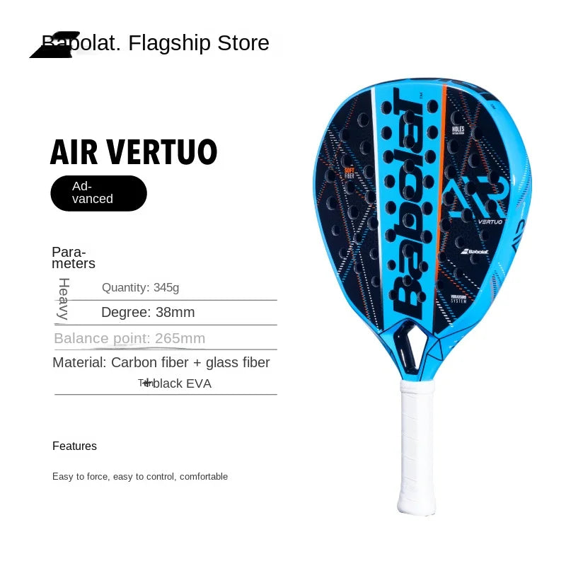 Babolat Full Carbon Professional Advanced Series Babaoli Plate Tennis Racket PADEL AIR