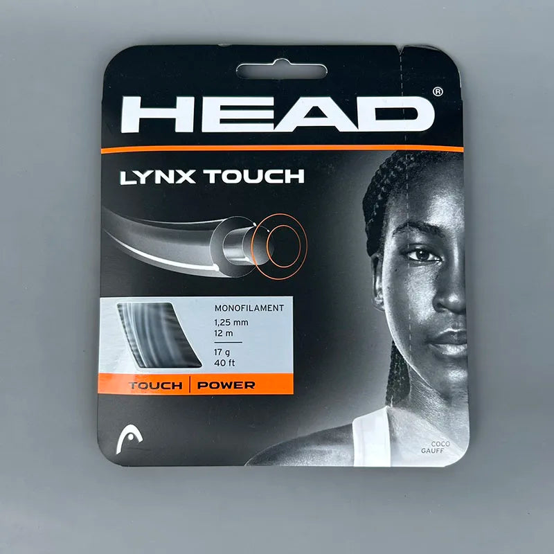 HEAD Tennis String LYNX TOUCH Hard String Professional Tennis String Playable Control Polyester Multi-strand String