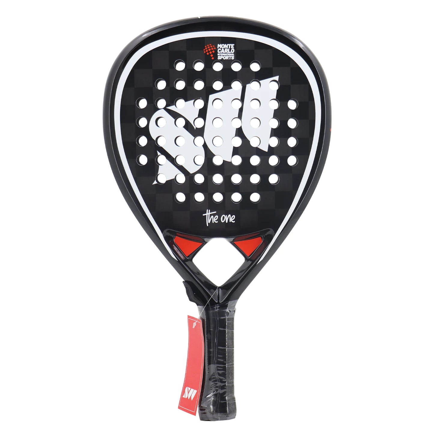 Padel Racket 3K/18K Carbon Fiber EVA Soft Teach Rubber Padel Raqueta for Advanced Paddle Racket with Cover Round Shape High bal