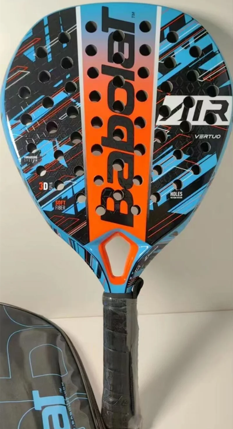 Babolat Beach Tennis Rackets 3K 12K 16K Full Carbon Fiber Cage Beach Rackets with Padel Racket Bag For Men Women Adult