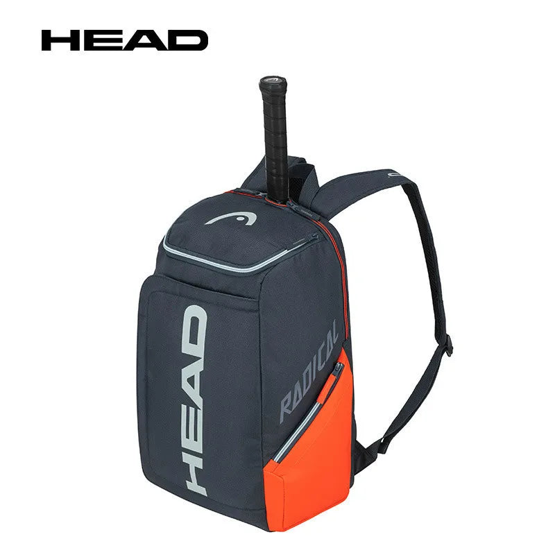 Genuine Head Tennis Backpack Team Multi-funtional Sports Badminton Racket Bag For 1-2 Pcs Padel With Shoes Bag