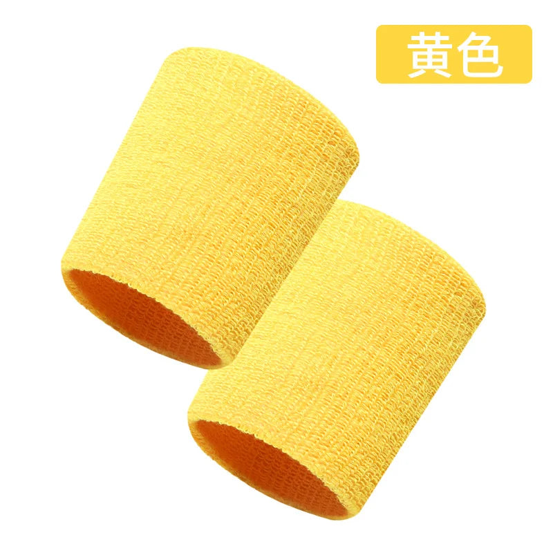 2 Pcs Towel Sports Wristbands Tennis Sweat Bands Wrist Guard For Basketball Volleyball padel Fitness Sweatbands Wrist Wrap Cuff