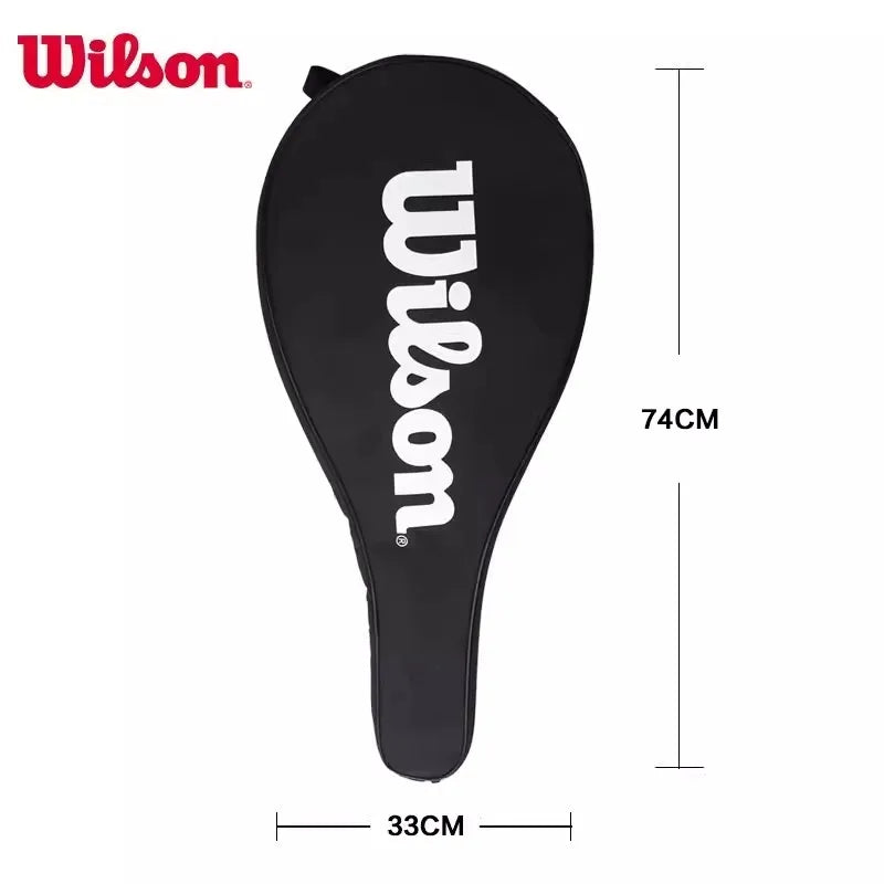 WILSON Tennis Bag Tennis Racket bag Cover Single Shoulder Sports Bag Daily Lightweight Tennis Bag Portable Court Racket bag