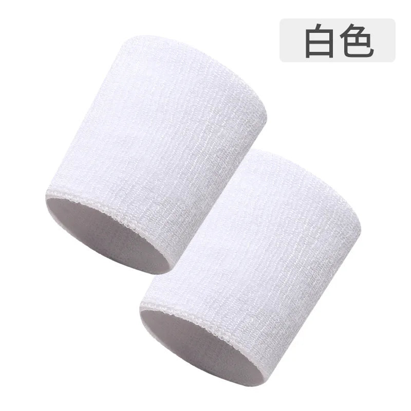 2 Pcs Towel Sports Wristbands Tennis Sweat Bands Wrist Guard For Basketball Volleyball padel Fitness Sweatbands Wrist Wrap Cuff