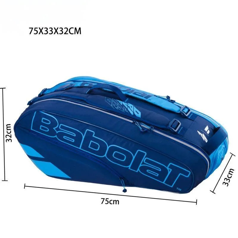 Original Babolat Tennis Racket Bag Aero Tennis Bag For 6  Rackets Men's Women's Large Capacity Tennis Backpack Sports Bag