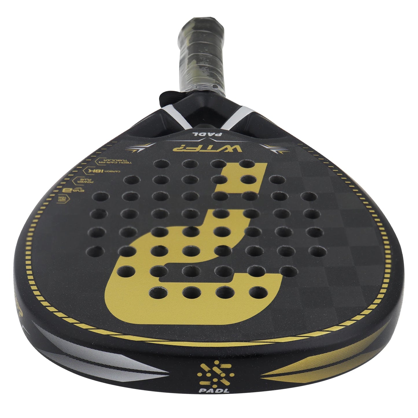 Padel Racket P90 3K Carbon Fiber Surface with EVA Memory Flex Foam Core Padel Tennis Racquets Lightweight High balance