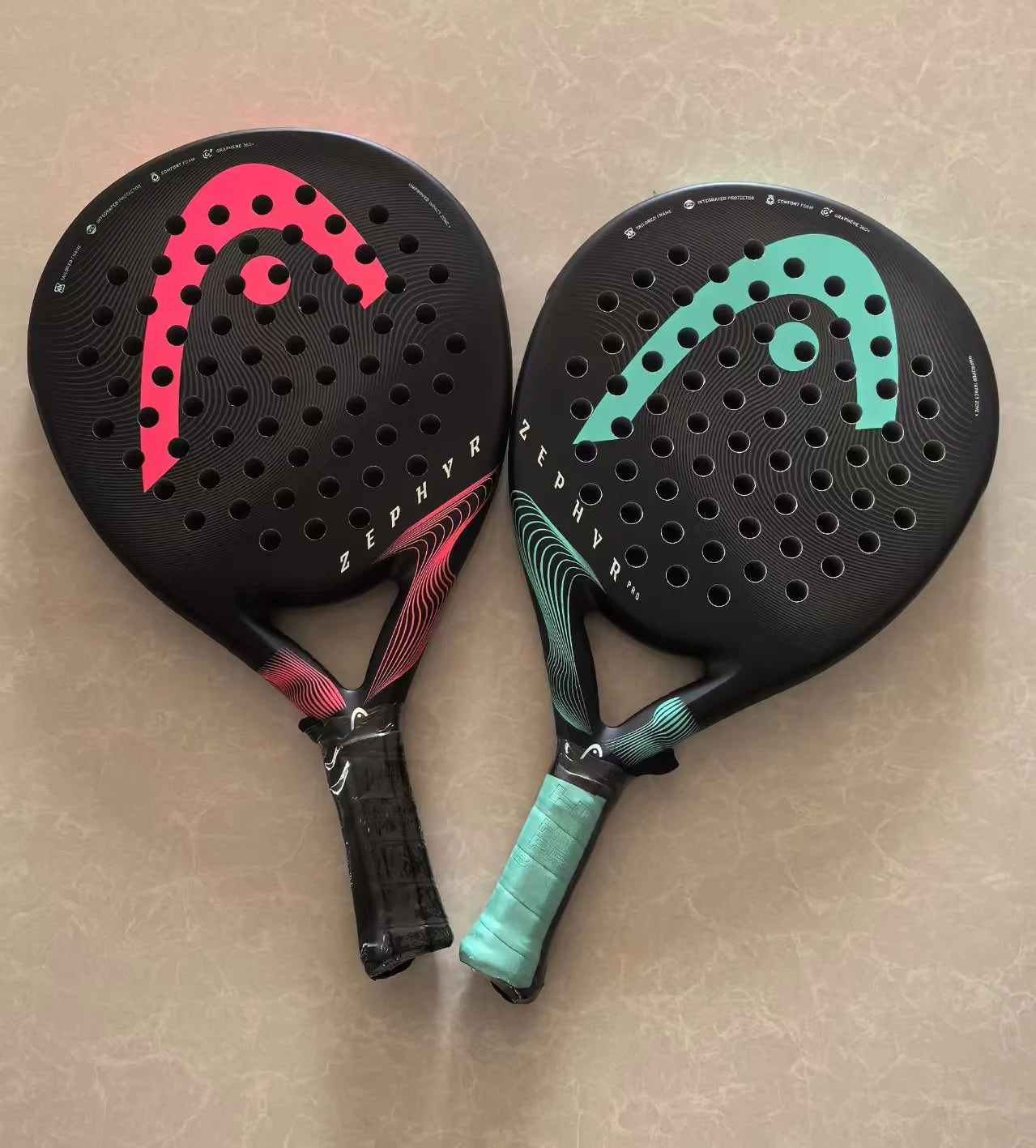 HEAD Tennis Racket HEAD PADEL Cage Plate Tennis Racket ZEPHYR Series All Carbon