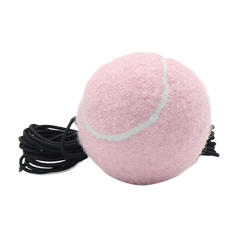 Heavy Duty Tennis Training Aids Base With Elastic Rope Ball Practice Self-Duty Rebound Tennis Trainer Partner Sparring Device