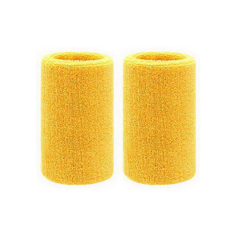 2 Pcs Towel Sports Wristbands Tennis Sweat Bands Wrist Guard For Basketball Volleyball padel Fitness Sweatbands Wrist Wrap Cuff