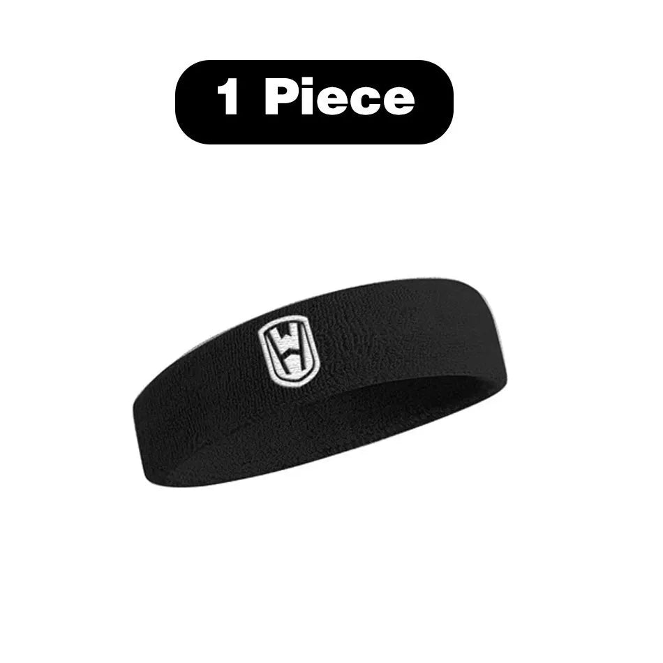 WorthWhile Cotton Athletic Headband Elastic Sweatbands Women Men Basketball Sports Gym Fitness Sweat Band Volleyball Tennis