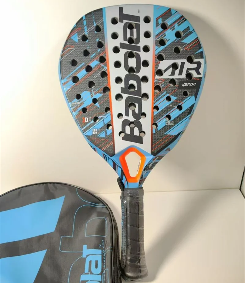 Babolat Beach Tennis Rackets 3K 12K 16K Full Carbon Fiber Cage Beach Rackets with Padel Racket Bag For Men Women Adult