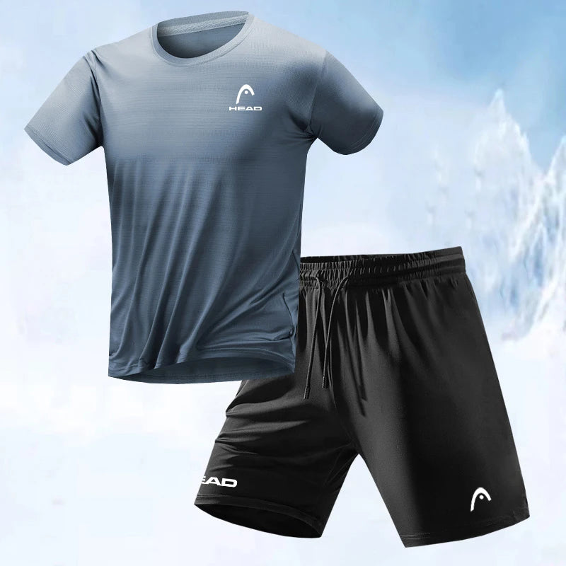 New Men's And Women's Tennis Clothing Sports Suit Quick-drying Shorts Short-sleeved Shirt Table Tennis Badminton Clothing 2024