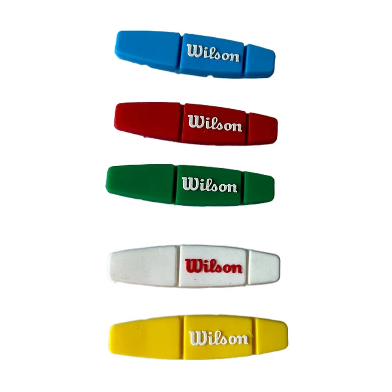 Wilson 5/1pcs Colorful Tennis Racket Shock Absorber Vibration Dampener Anti-Vibration Silicone Sport Accessorie Reduce Vibration