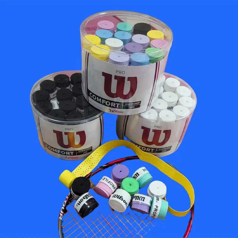 15Pieces Original Wilson Overgrip Tennis Racket Anti Slip Grips Padel Accessory Shock Tennis Badminton Squash Training Sweatband