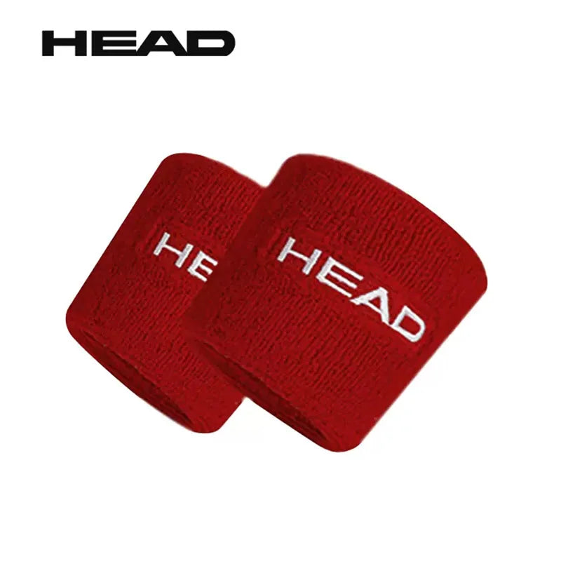 Original HEAD Tennis Wristband Badminton Sport Wristband Cotton Comfortable Sweat Wiping Non Slip Wristband