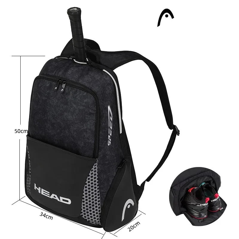 Original HEAD Tennis Backpack 2-Pack Tennis Rackets Men's Bag Tenis Bag Women Tenis Padel Rackets Backpack