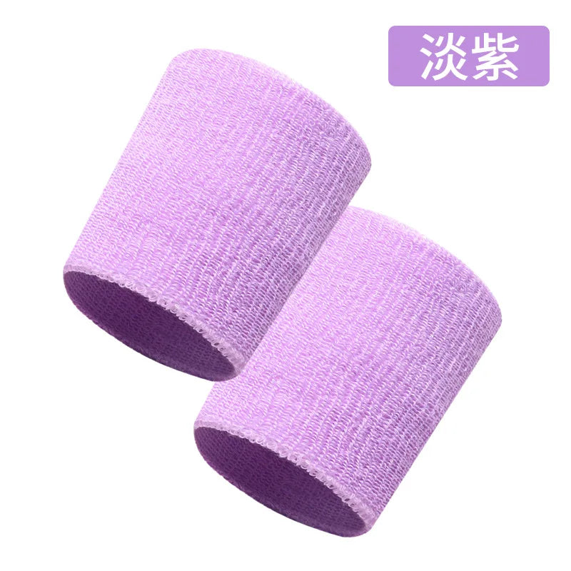 2 Pcs Towel Sports Wristbands Tennis Sweat Bands Wrist Guard For Basketball Volleyball padel Fitness Sweatbands Wrist Wrap Cuff