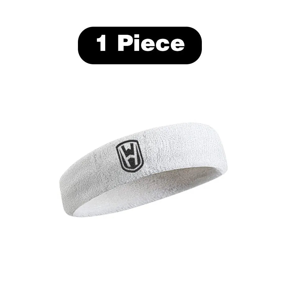 WorthWhile Cotton Athletic Headband Elastic Sweatbands Women Men Basketball Sports Gym Fitness Sweat Band Volleyball Tennis