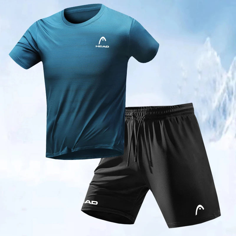 New Men's And Women's Tennis Clothing Sports Suit Quick-drying Shorts Short-sleeved Shirt Table Tennis Badminton Clothing 2024