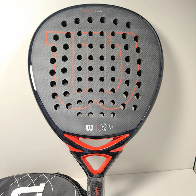 Original Wilson Padel Tennis Rackets Carbon Fibre Surface Diamond Shape with Eva Memory Flex Foam Core Padel Tennis Racquets