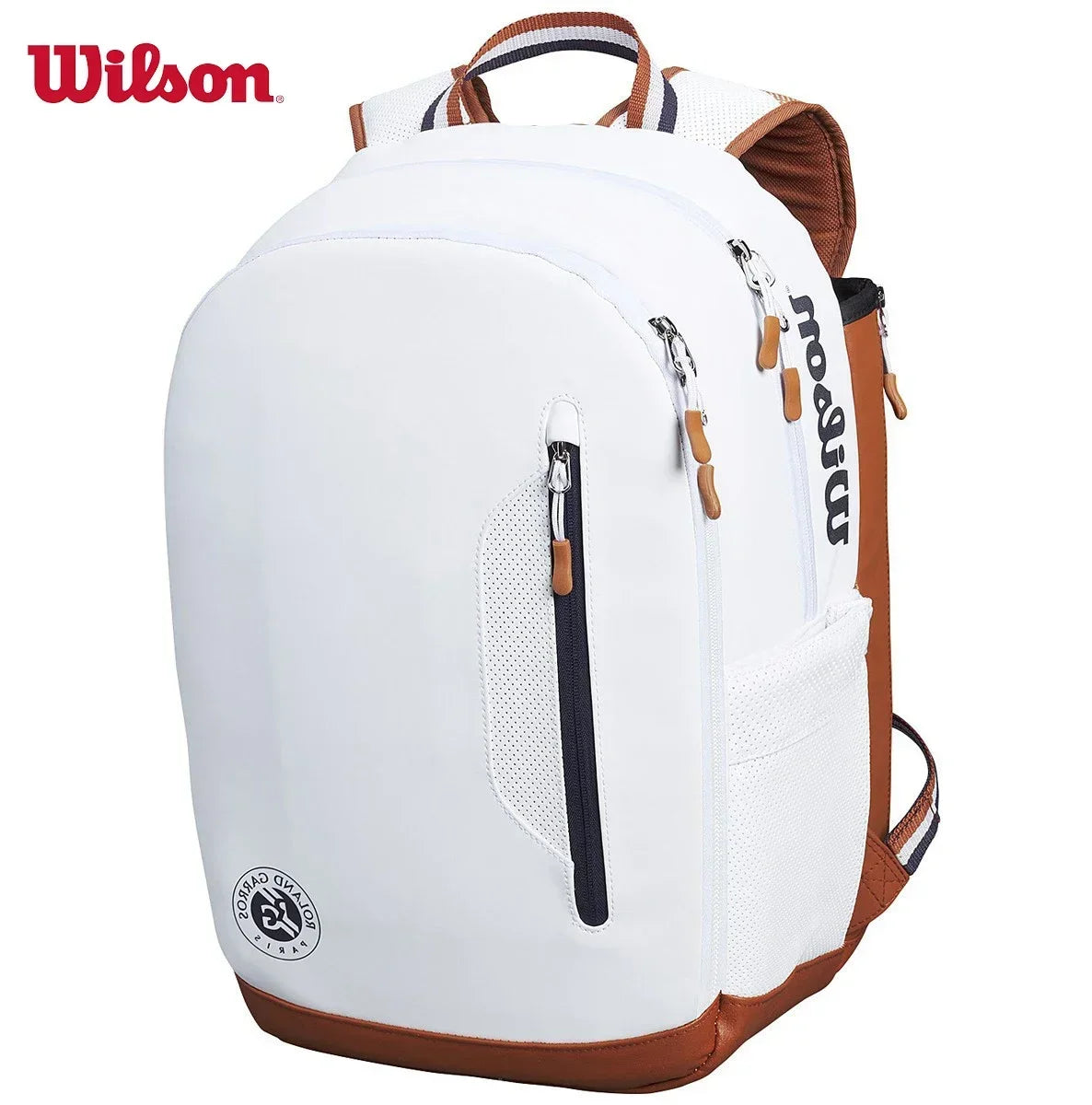 Wilson Roland Garros - Clay Tennis Bag, 2-racket Max Backpack with compartments, commemorative trip to the French Open