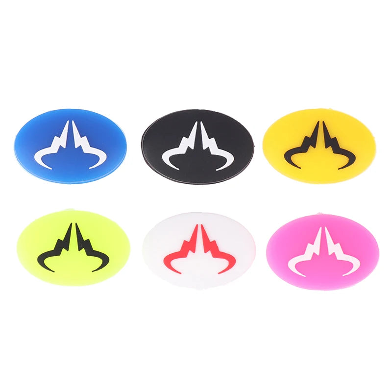 Tennis Racket Vibration Dampeners Silicone Anti-Vibration Tennis Shockproof Absorber Smile Face Shock Pad Accessories Random