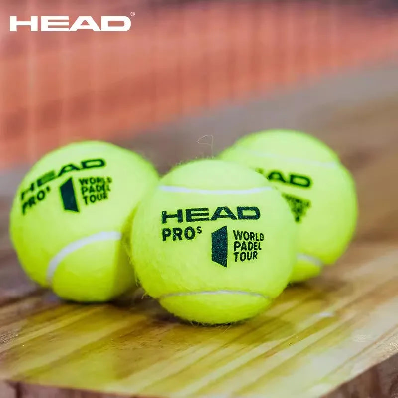 HEAD Professional Tournament Balls Lightweight  Durable Tennis Balls for Beginners Gold Balls Plate Padel Tennis Balls