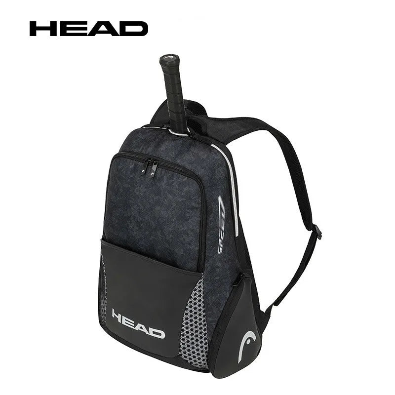 Genuine Head Tennis Backpack Team Multi-funtional Sports Badminton Racket Bag For 1-2 Pcs Padel With Shoes Bag