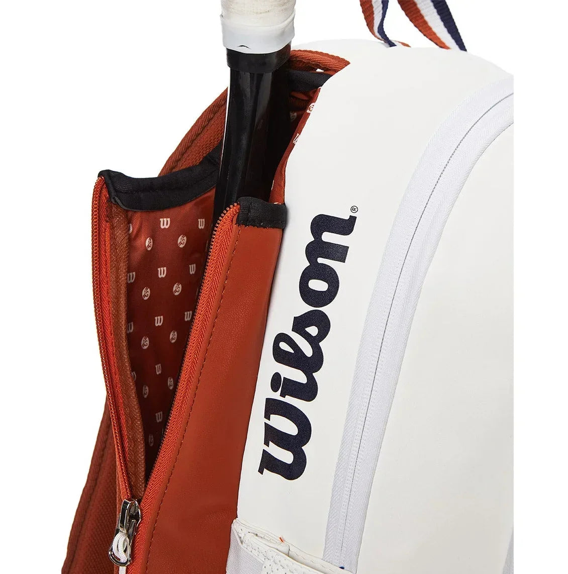 Wilson Roland Garros - Clay Tennis Bag, 2-racket Max Backpack with compartments, commemorative trip to the French Open