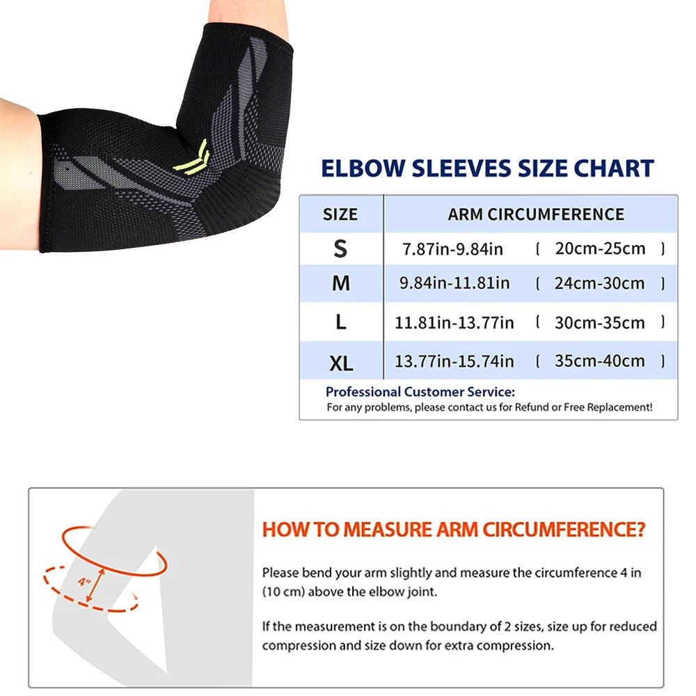 Elbow Support Elastic Gym Sport Elbow Protective Pad Absorb Sweat Sport Basketball Volleyball Tennis Arm Sleeve Elbow Brace