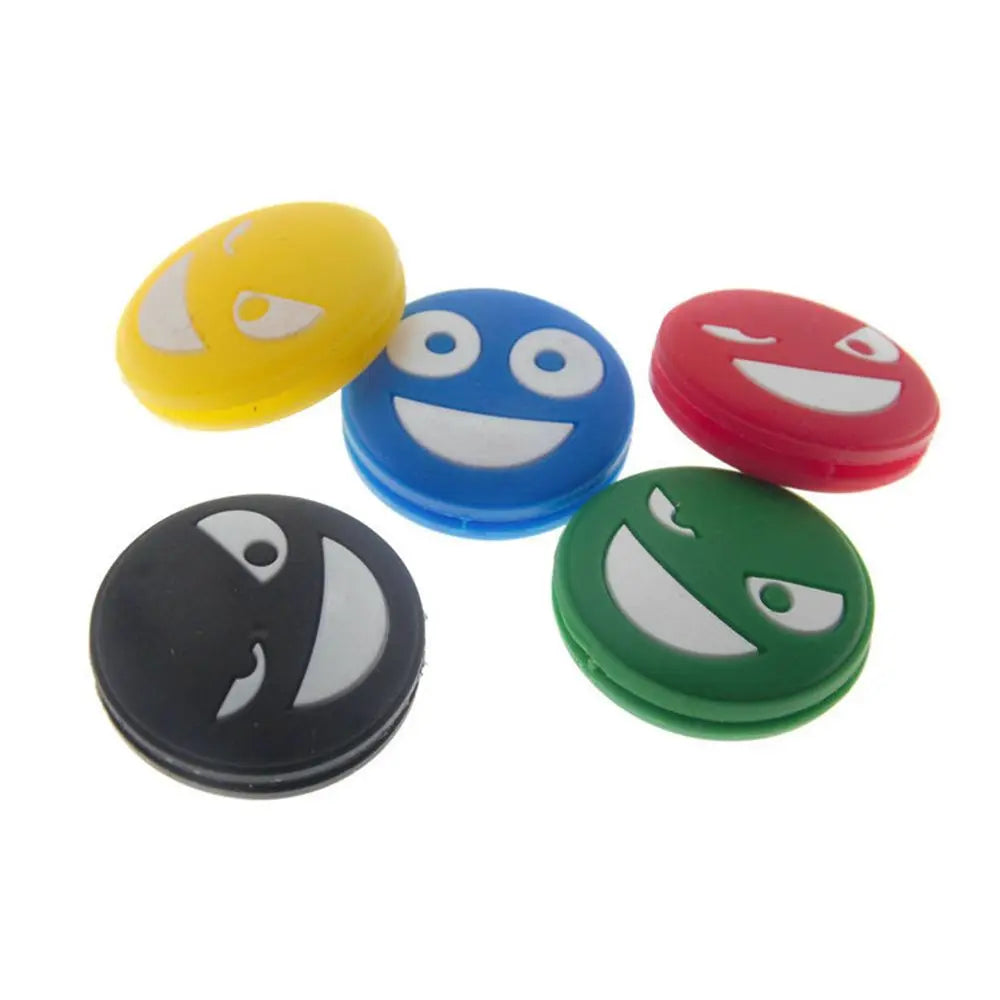 2Pcs Double-faced Tennis Racket Vibration Absorber Silicone Squash Tennis Racquet Vibration Dampeners