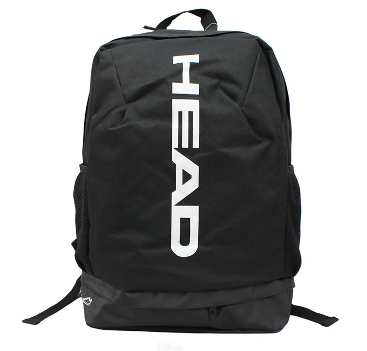 Genuine Head Tennis Backpack Team Multi-funtional Sports Badminton Racket Bag For 1-2 Pcs Padel With Shoes Bag