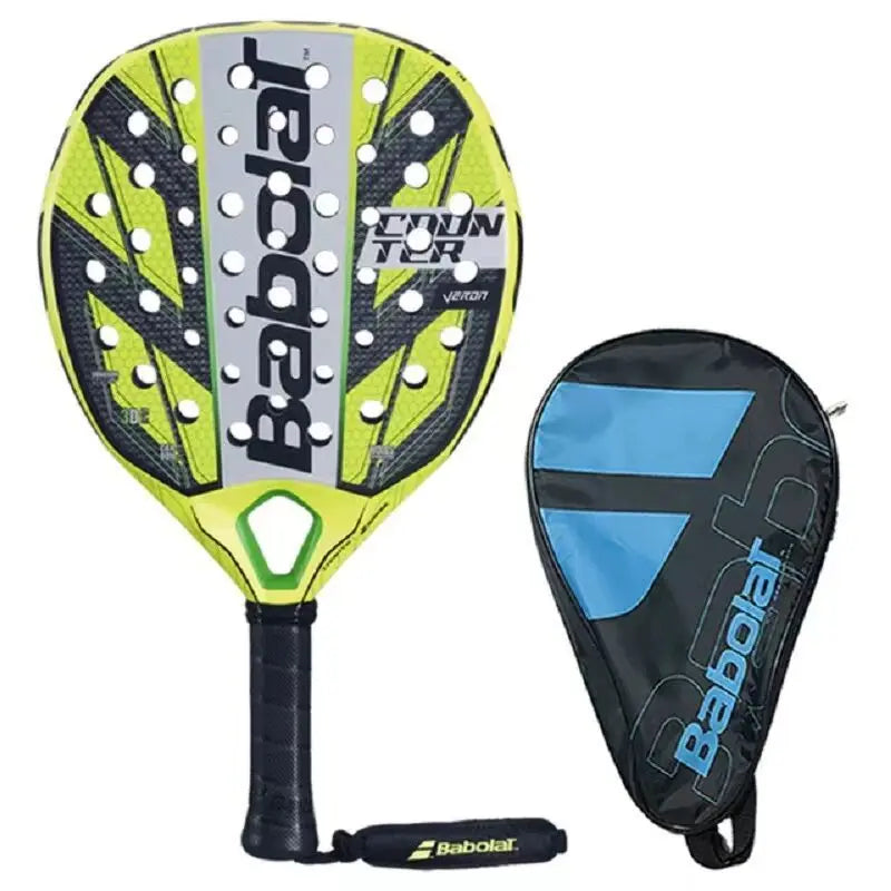 Babolat Beach Tennis Rackets 3K 12K 16K Full Carbon Fiber Cage Beach Rackets with Padel Racket Bag For Men Women Adult