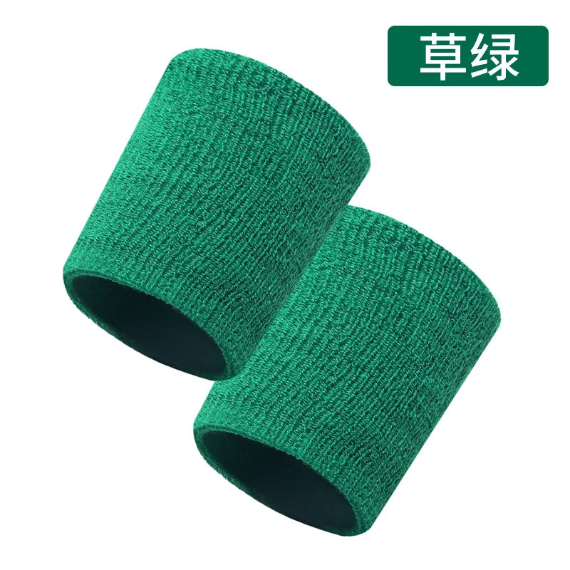 2 Pcs Towel Sports Wristbands Tennis Sweat Bands Wrist Guard For Basketball Volleyball padel Fitness Sweatbands Wrist Wrap Cuff