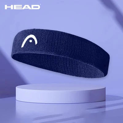 HEAD Exercise Headband Fitness Sweat Absorption Belt Badminton Yoga Basketball Running Headband Tennis Scarf