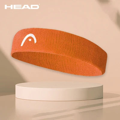 HEAD Exercise Headband Fitness Sweat Absorption Belt Badminton Yoga Basketball Running Headband Tennis Scarf