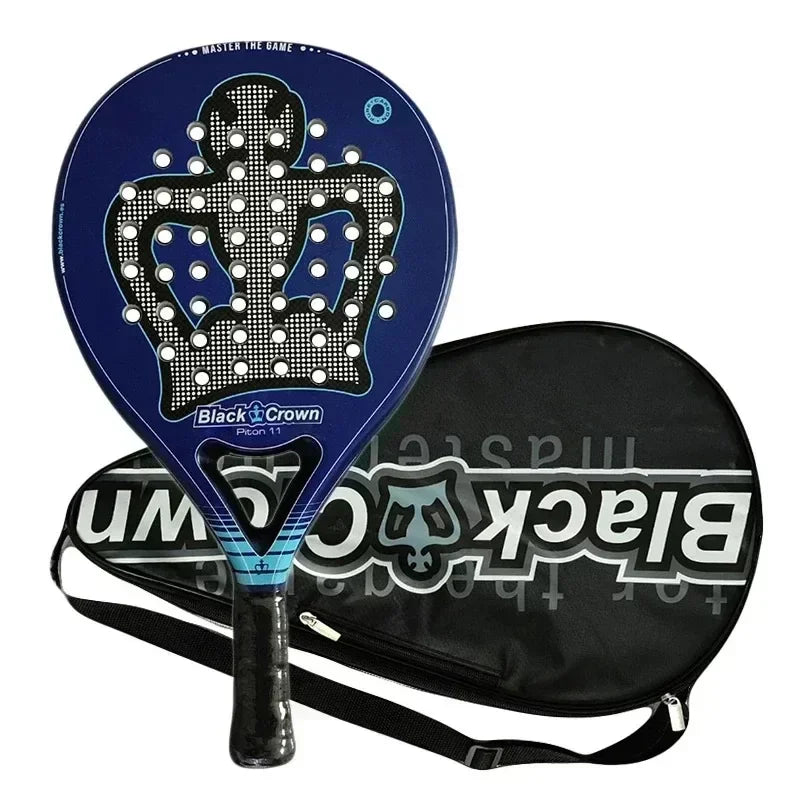 Professional Padel Tennis Racket, Soft Face, Carbon Fiber, Lightweight, Fashionable EVA Sports Equipment, High Quality, 2024