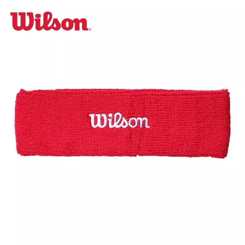 Wilson Headband Elastic Sweatband Sports Headband Adults Women Men Gym Fitness Sweat Hair Band Volleyball Tennis Running