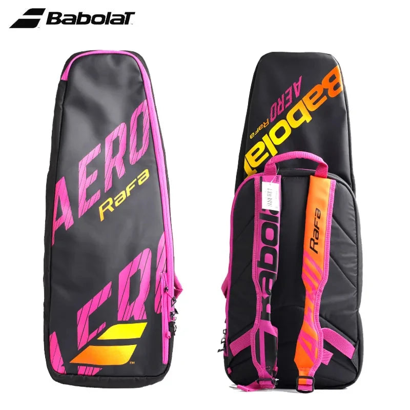 Nadel Type BABOLAT PURE AERO RAFA Tennis Backpack 2 Usages Adults Sports Squash Padel Beach Tennis Racket Bag Original Backpack