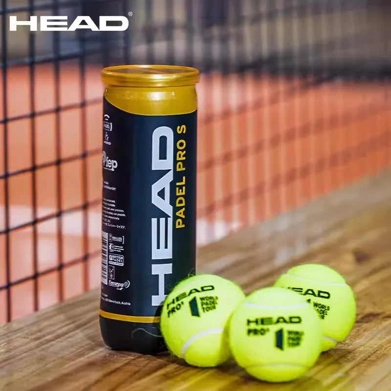 HEAD Professional Tournament Balls Lightweight  Durable Tennis Balls for Beginners Gold Balls Plate Padel Tennis Balls