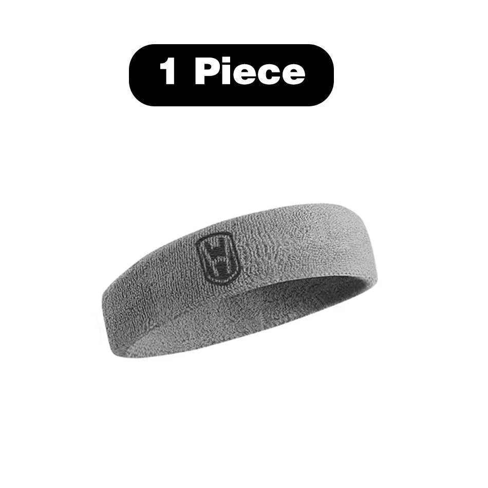 WorthWhile Cotton Athletic Headband Elastic Sweatbands Women Men Basketball Sports Gym Fitness Sweat Band Volleyball Tennis