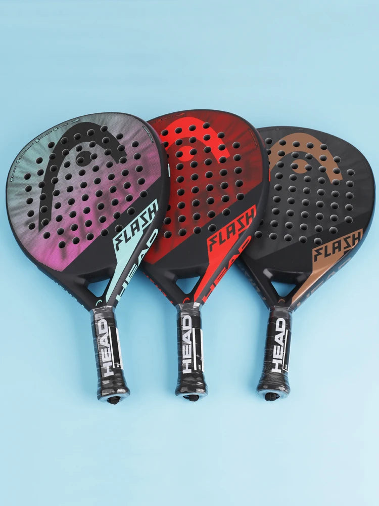 HEAD Padel Tennis Racket Carbon Racquet FLASH Series For Adult Base Players