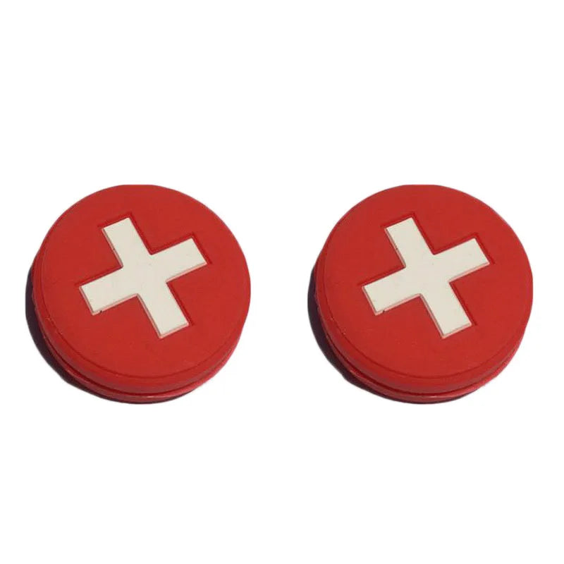 2Pcs Country Flag Shape Tennis Vibration Dampeners Silicone Tennis Dampeners Racket Anti Vibration Damper Tennis Accessories